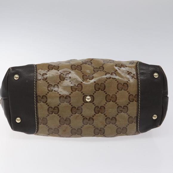 GUCCI GG Crystal Tote Bag Brown 223964 Auth KD062 - Picture 9 of 16